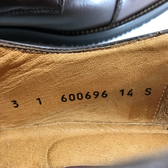 E.T. Wright Cap Toe Brown Shoes Size 14 S Italy main image 8